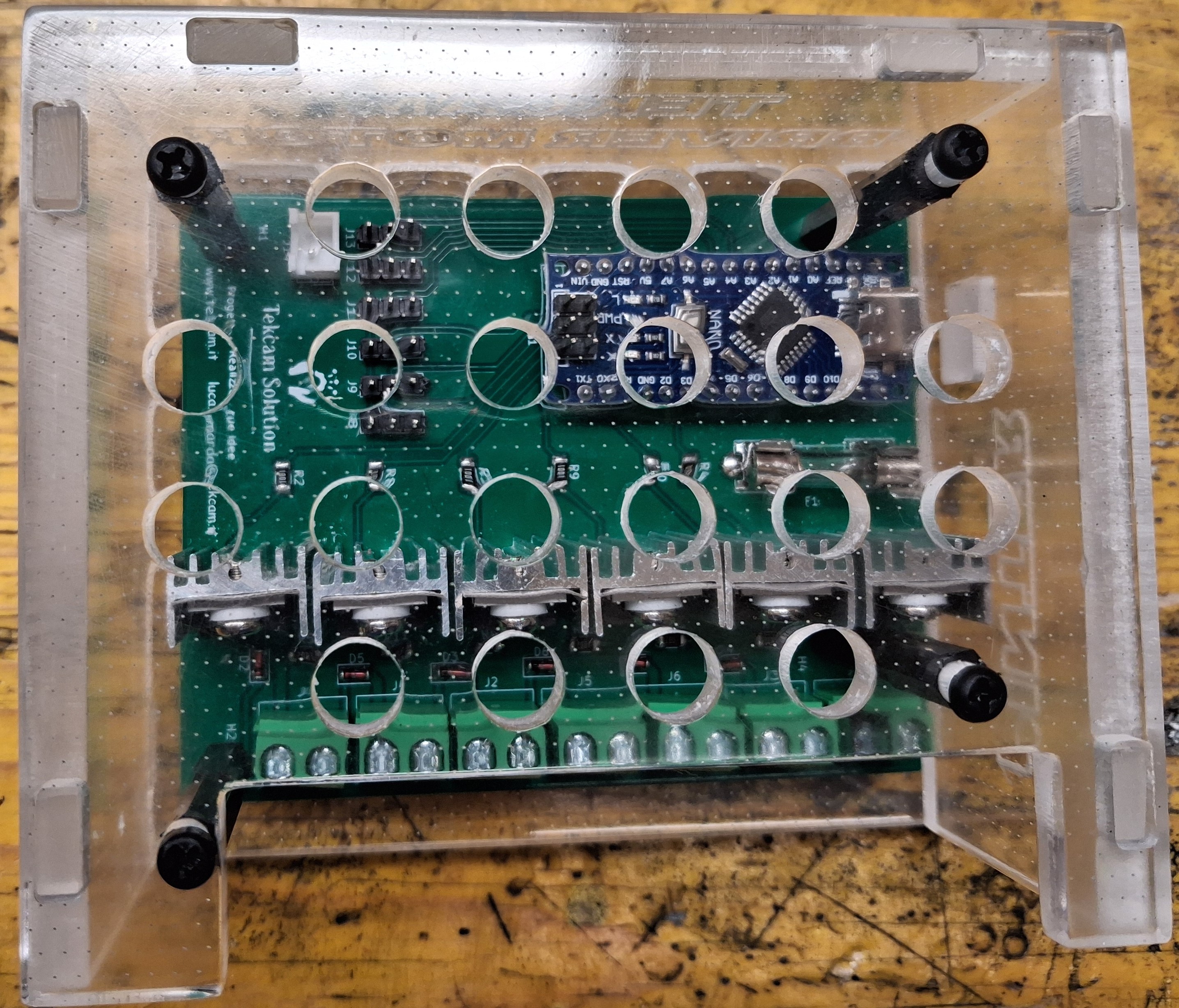 DriverMotor montato in un cockpit SimRacing